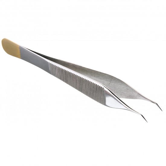 Hair Transplant Collecting Forceps S.S Diamond Coated 